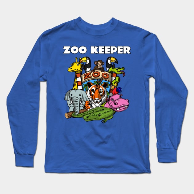 Zoo Keeper Long Sleeve T-Shirt by underheaven